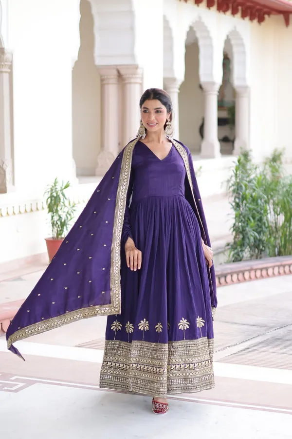Blue_Elegant_Ethnic_Anarkali_Gown_With_Dupatta_For_Women