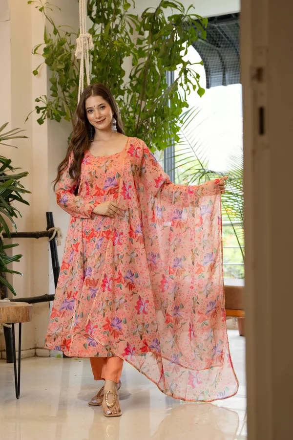 Multicolor_Ethnic_Wear_Kurta_Pajama_With_Dupatta_For_Women