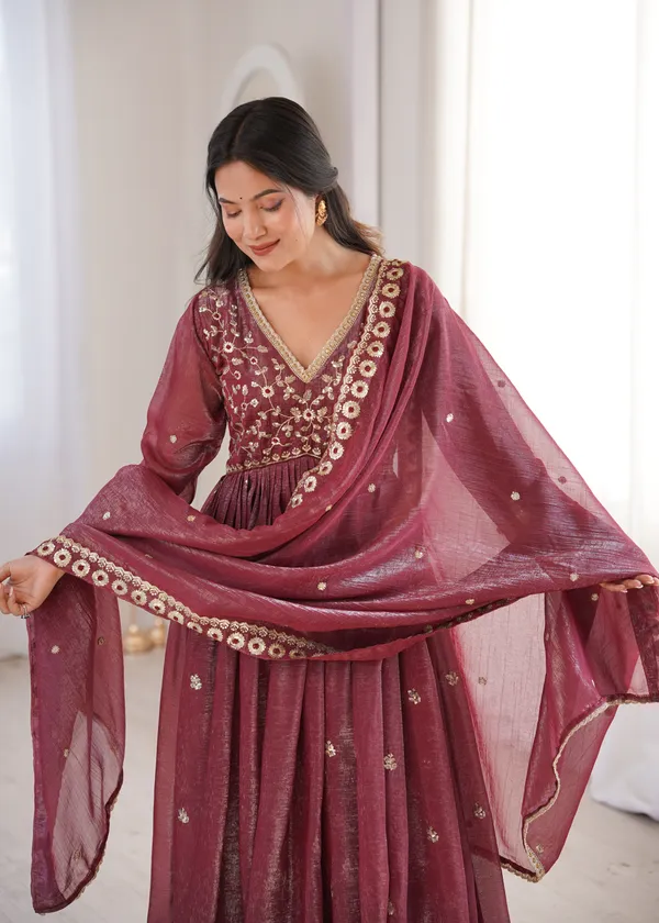 Pink_Elegant_Embroidered_Anarkali_Suit_Set_With_Dupatta_For_Women