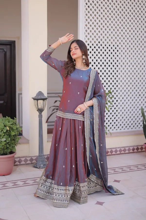 Blue_Designer_Ethnic_Sharara_Set_With_Embroidered_Dupatta_For_Women
