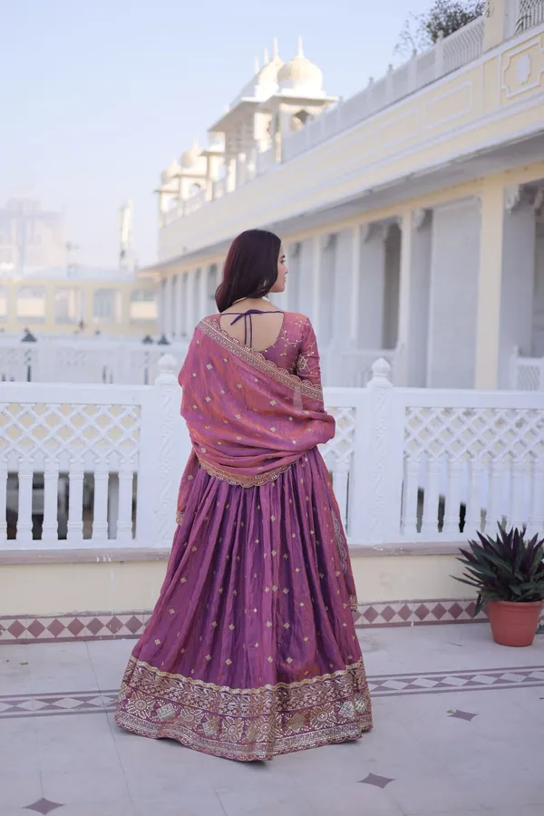 Pink_Embroidered_Silk_Lehenga_Choli_Set_With_Dupatta_Traditional_Indian_Ethnic_Wear_For_Women