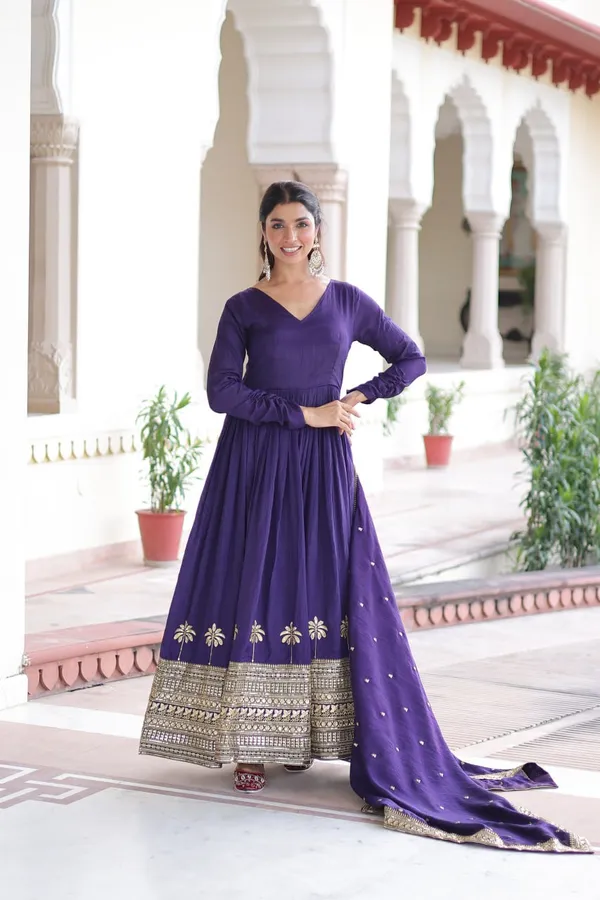 Blue_Elegant_Ethnic_Anarkali_Gown_With_Dupatta_For_Women