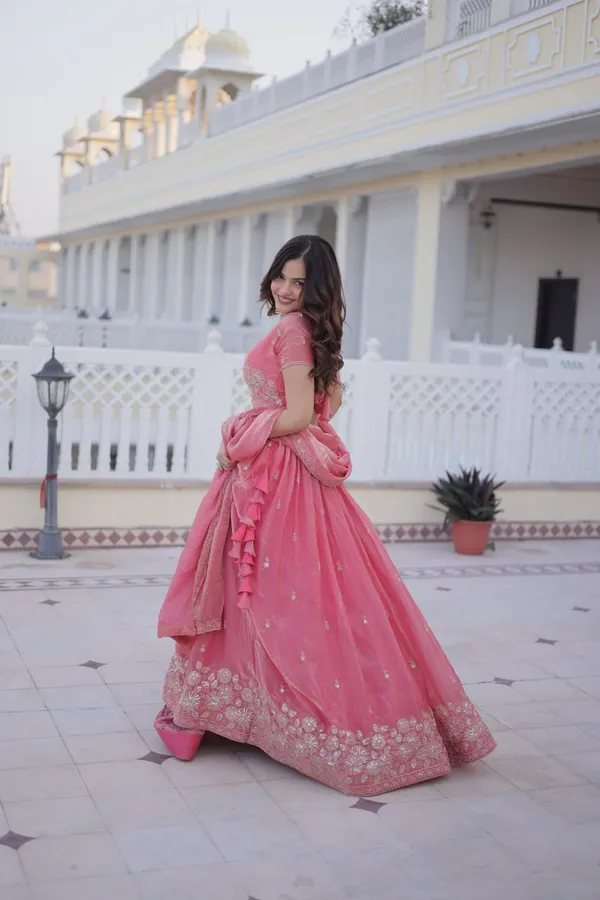 Pink_Embroidered_Lehenga_Choli_Set_With_Dupatta_Ethnic_Wedding_Wear_For_Women