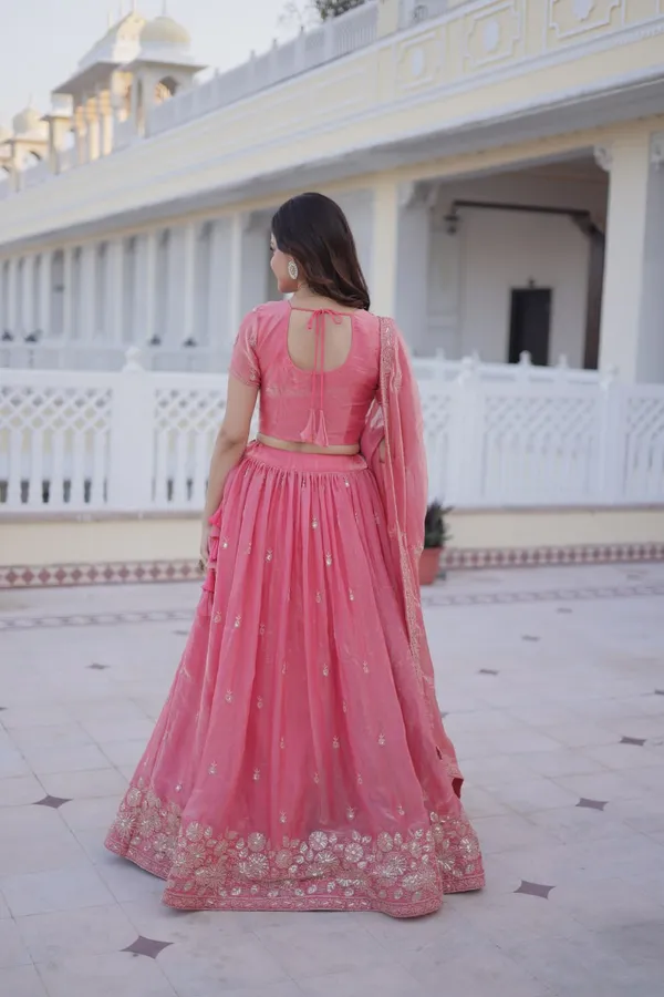Pink_Embroidered_Lehenga_Choli_Set_With_Dupatta_Ethnic_Wedding_Wear_For_Women