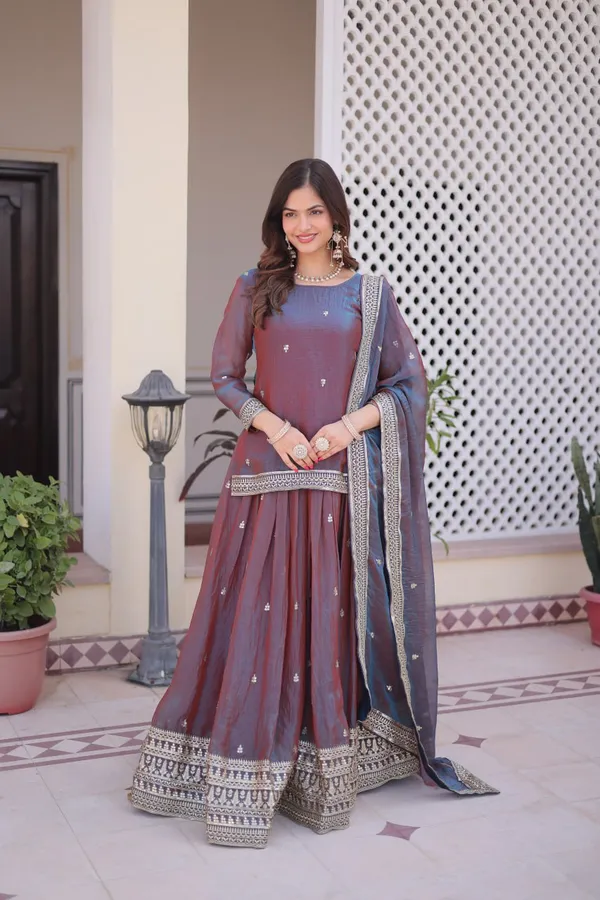 Blue_Designer_Ethnic_Sharara_Set_With_Embroidered_Dupatta_For_Women