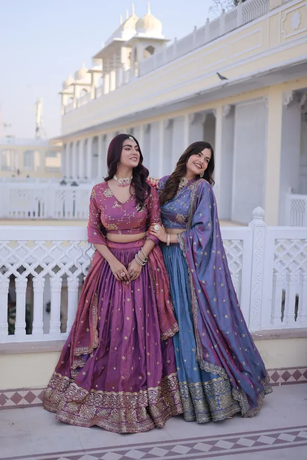 Pink_Embroidered_Silk_Lehenga_Choli_Set_With_Dupatta_Traditional_Indian_Ethnic_Wear_For_Women