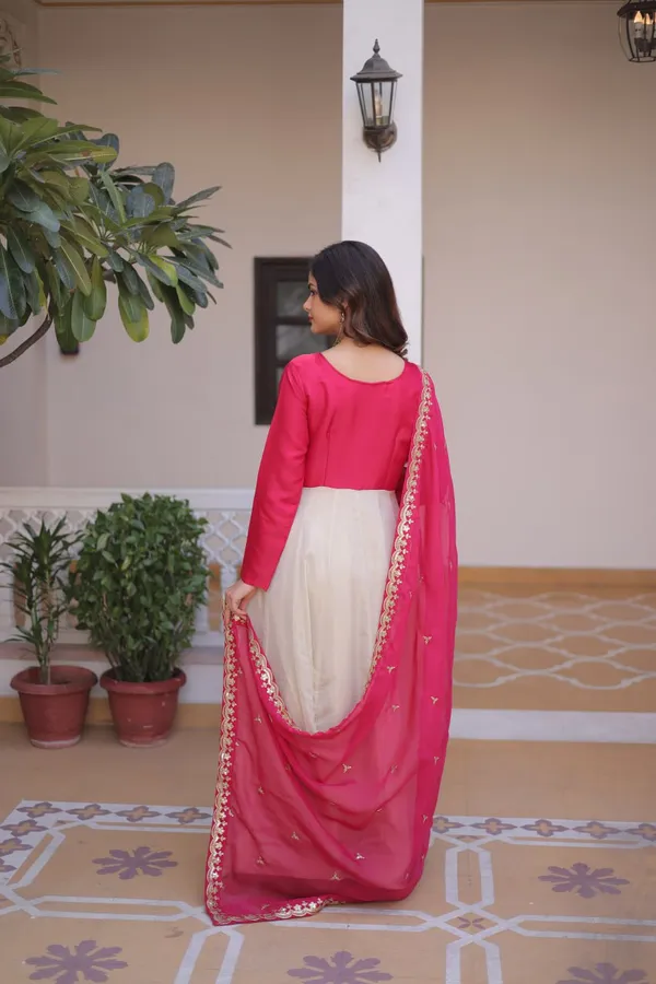 Pink_And_White_Embroidered_Jacket_Style_Palazzo_Suit_Set_With_Dupatta_Ethnic_Indo_Western_Wear_For_Women