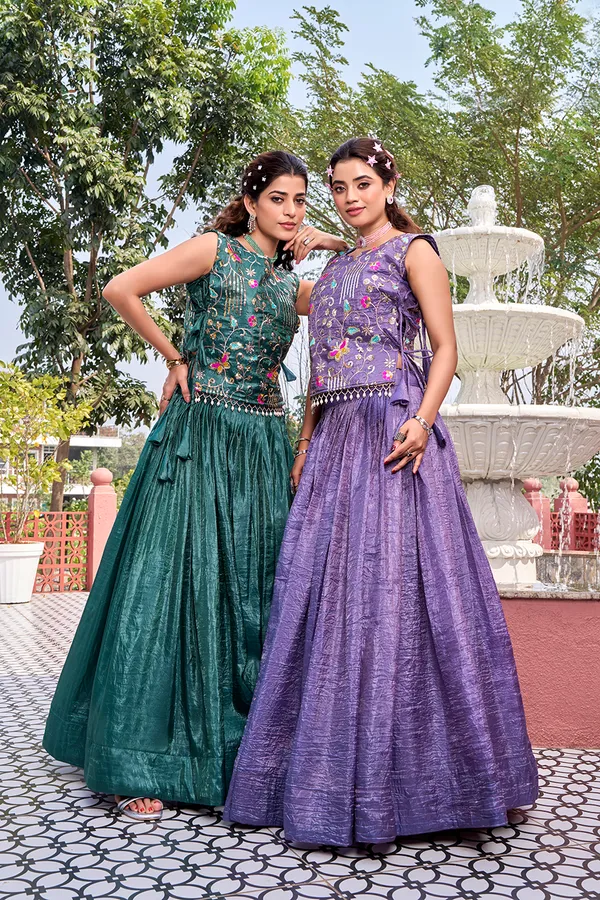 Multicolor_Ethnic_Wear_Kurta_Pajama_With_Dupatta_For_Women_Pack_of_2