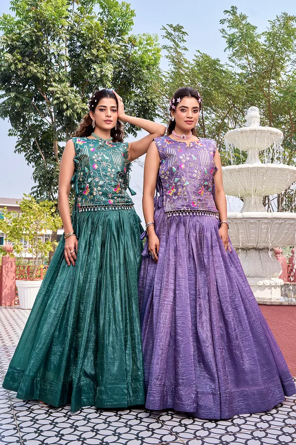 Multicolor_Ethnic_Wear_Kurta_Pajama_With_Dupatta_For_Women_Pack_of_2