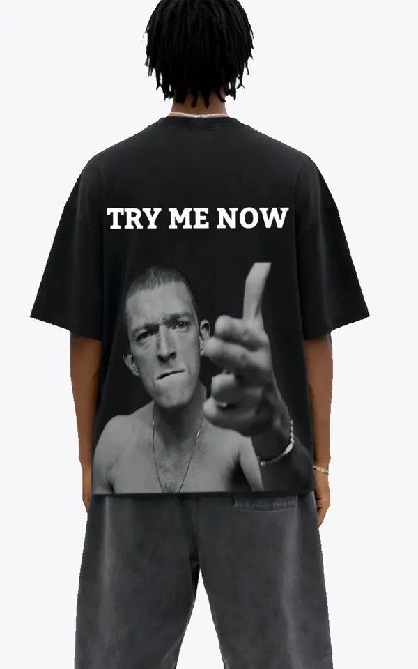 Try_Me_Now_Back_Black_French_Terry_Cotton_Oversized_T-Shirt_For_Men