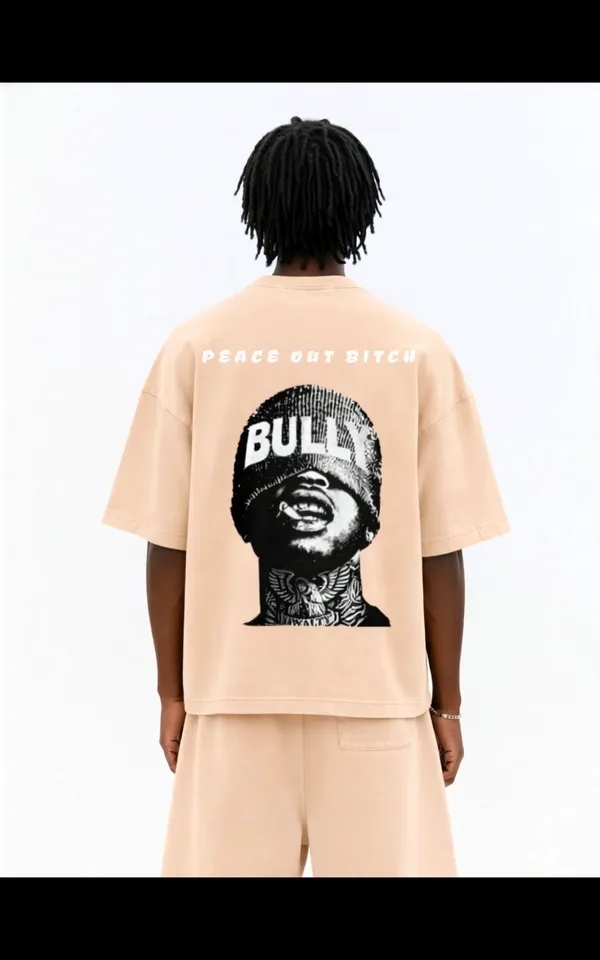 Bully_Peace_Out_Bitch_Back_Beige_French_Terry_Cotton_Oversized_T-Shirt_For_Men