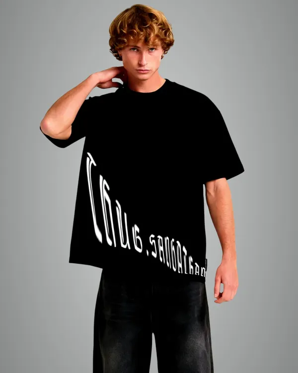 Want_Some_Candy_Black_French_Terry_Cotton_Oversized_T-Shirt_For_Men