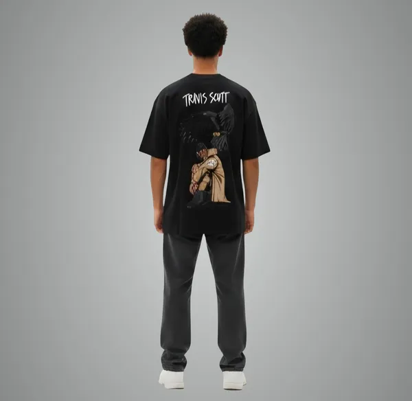Graphic_Premium_Streetwear_Black_French_Terry_Cotton_Oversized_T-Shirt_For_Men