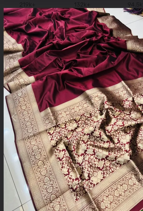 Maroon_Kancipura_Saree_For_Women