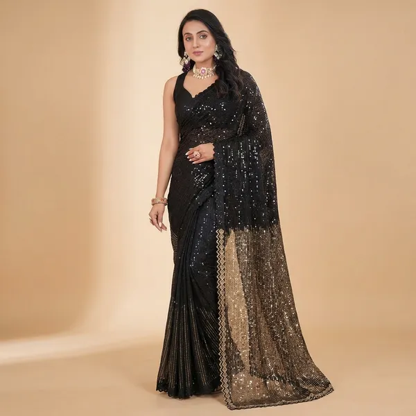 Black_Georgette_Saree_For_Women
