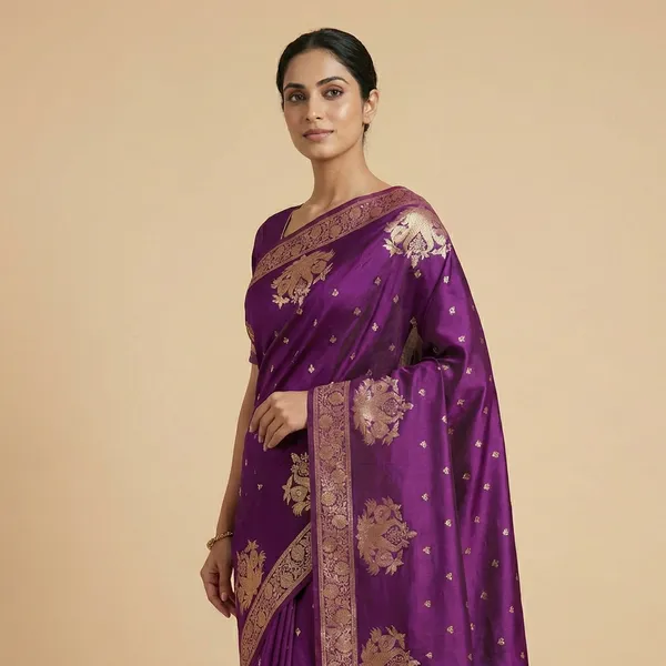 Purple_Paithani_Silk_Saree_For_Women