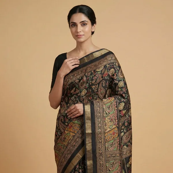Black_Mulmul_Cotton_Saree_For_Women