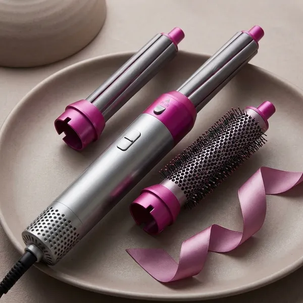 Silver_And_Pink_5_In_1_Hair_Comb_For_Women