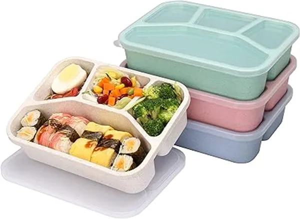 Food_Grade_Plastic_4_Compartment_Lunch_Box