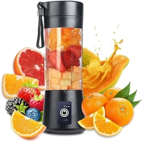 Plastic_Stainless_Steel_Blade_Portable_Usb_Juicer_Cup