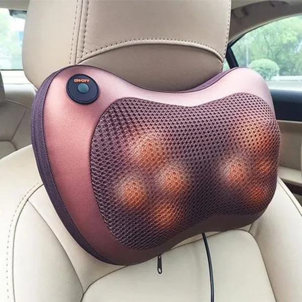 Pu_Leather_Foam_Electric_Neck_Back_Car_Pillow_Massager