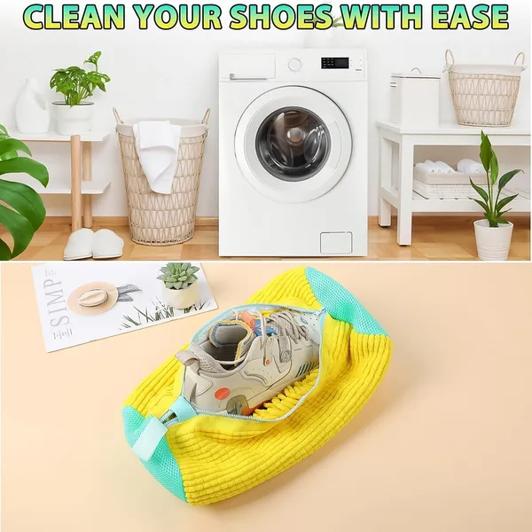 Shoe_Washing_Bag_With_Microfiber_Chenille_Lining_Zipper