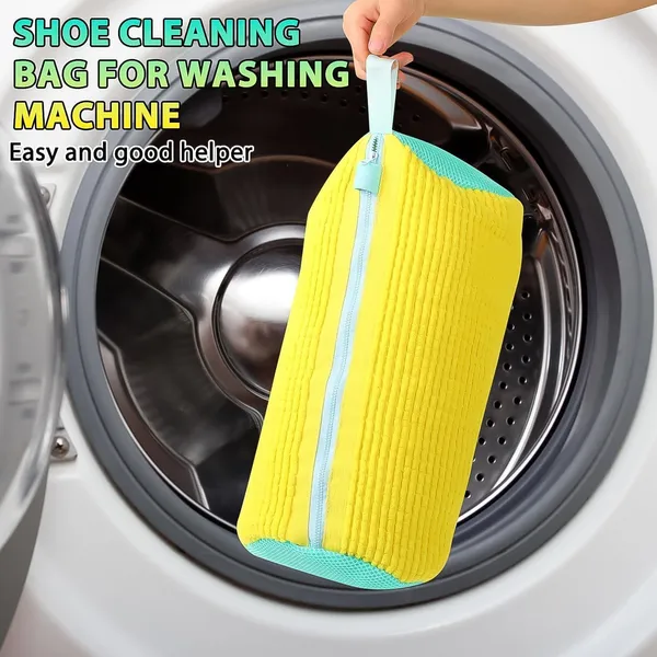 Shoe_Washing_Bag_With_Microfiber_Chenille_Lining_Zipper