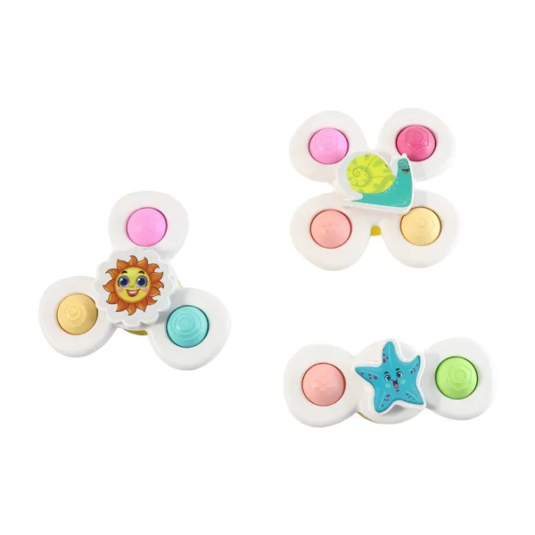 White_Baby_Spinner_Sensory_Suction_Spin_Toy_Set_(Pack_Of_3)