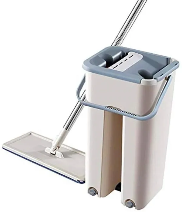 Scratch_Cleaning_Mop_Set_with_12L_Folding_Bucket,_Hands-Free_Self-Squeezing_System,_Micro_Fiber_Mopheads