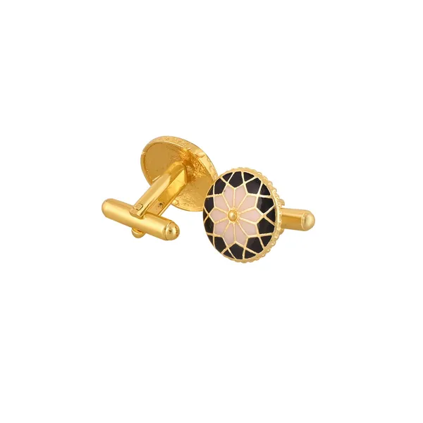 Royal_Black_&_Ivory_Bloom_Cufflinks