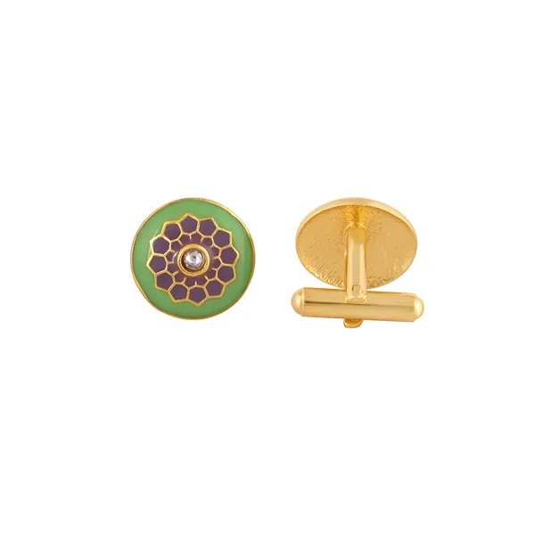 Regal_Green_Blossom_Cufflinks