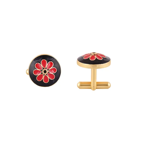 Scarlet_Flora_Cufflinks