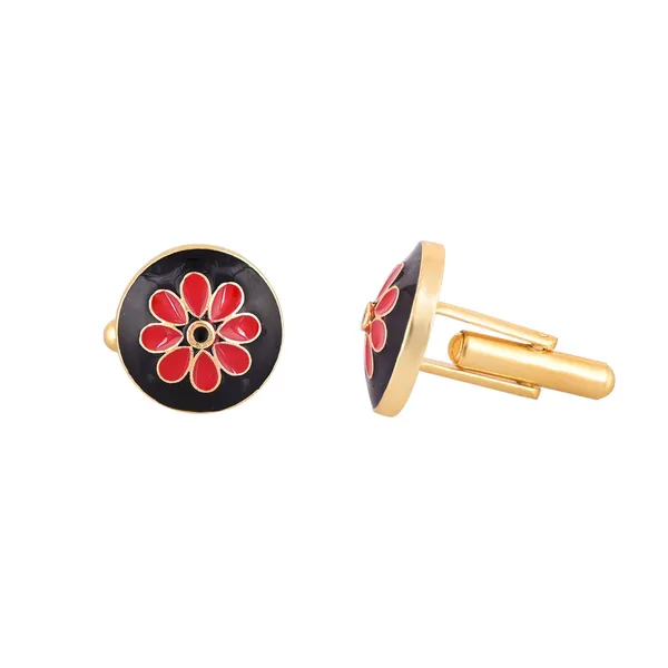 Scarlet_Flora_Cufflinks