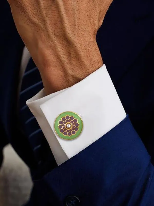 Regal_Green_Blossom_Cufflinks