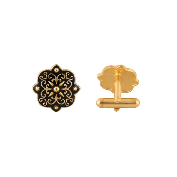 Imperial_Black_Filigree_Cufflinks