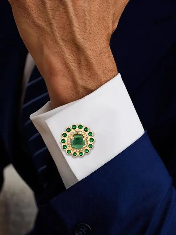 Green_Majesty_Cufflinks