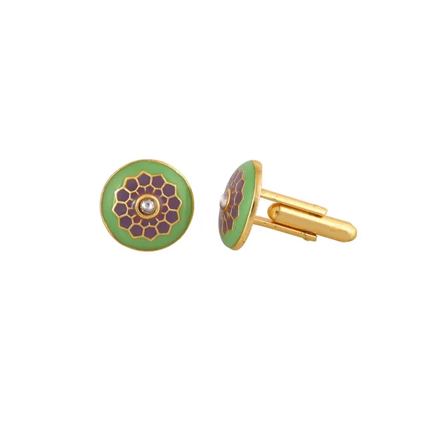 Regal_Green_Blossom_Cufflinks