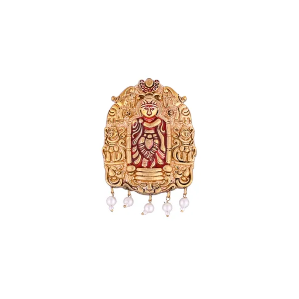 Temple_Vishnu_Red_Brooch