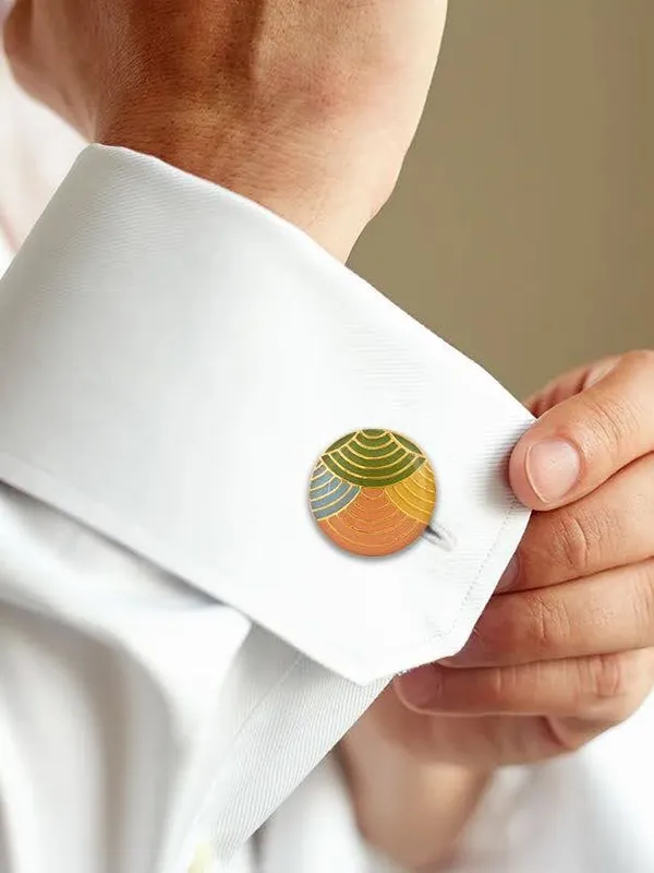 Sunset_Ripple_Cufflinks