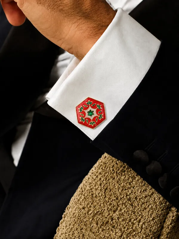 Heritage_Hexagon_Jewel_Cufflinks