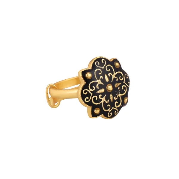 Black_floral_Ring