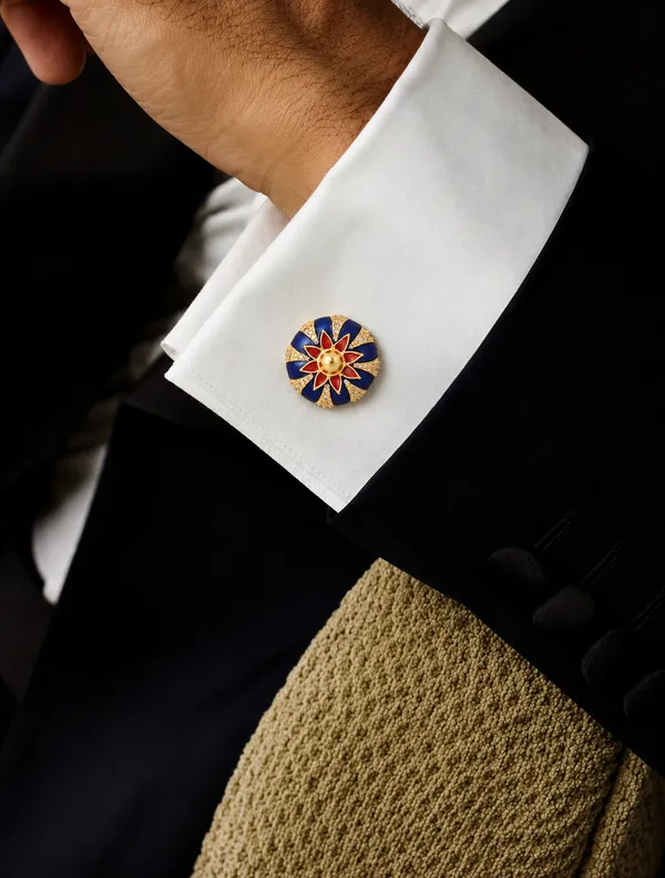 Blue_Bloom_Cufflink