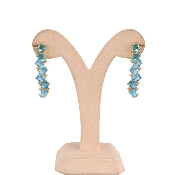 Blue_Drop_Earring