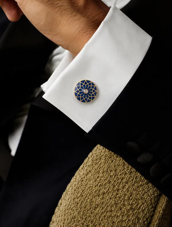 Blue_Geometry_Cufflink
