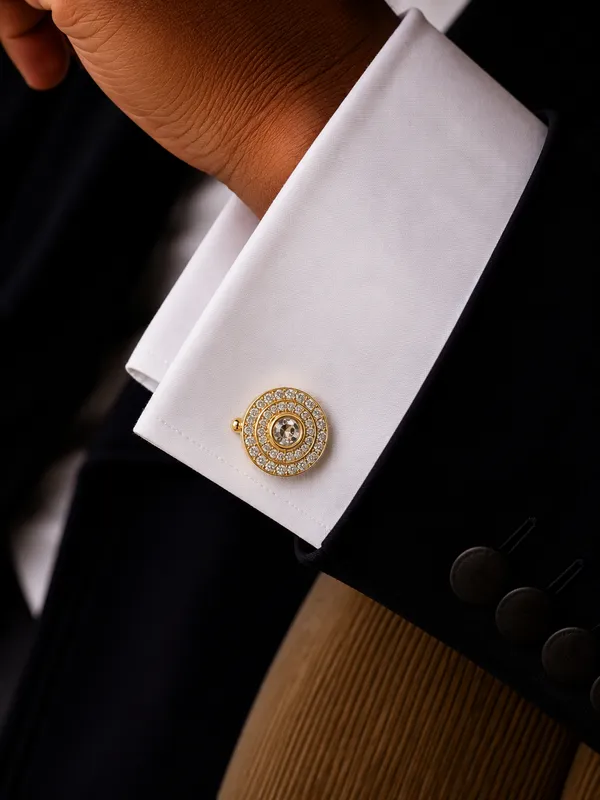 Diamond-Polki_Cufflink