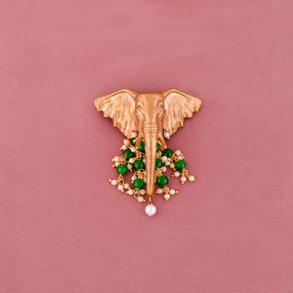 Elephant_Puvaai_Brooch