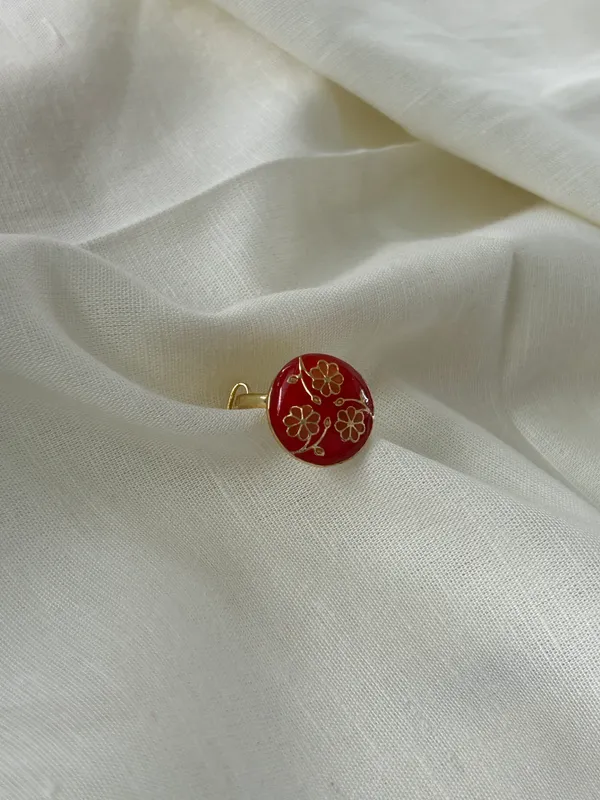 Orange_Pichwai_Ring