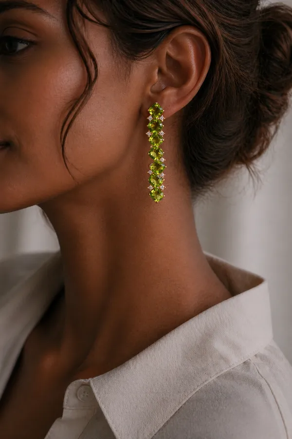 Green_Drop_Earring
