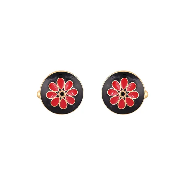 Scarlet_Flora_Cufflinks