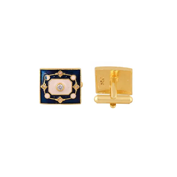 F.R.I.E.N.D.S_Door_Blue_Cufflinks